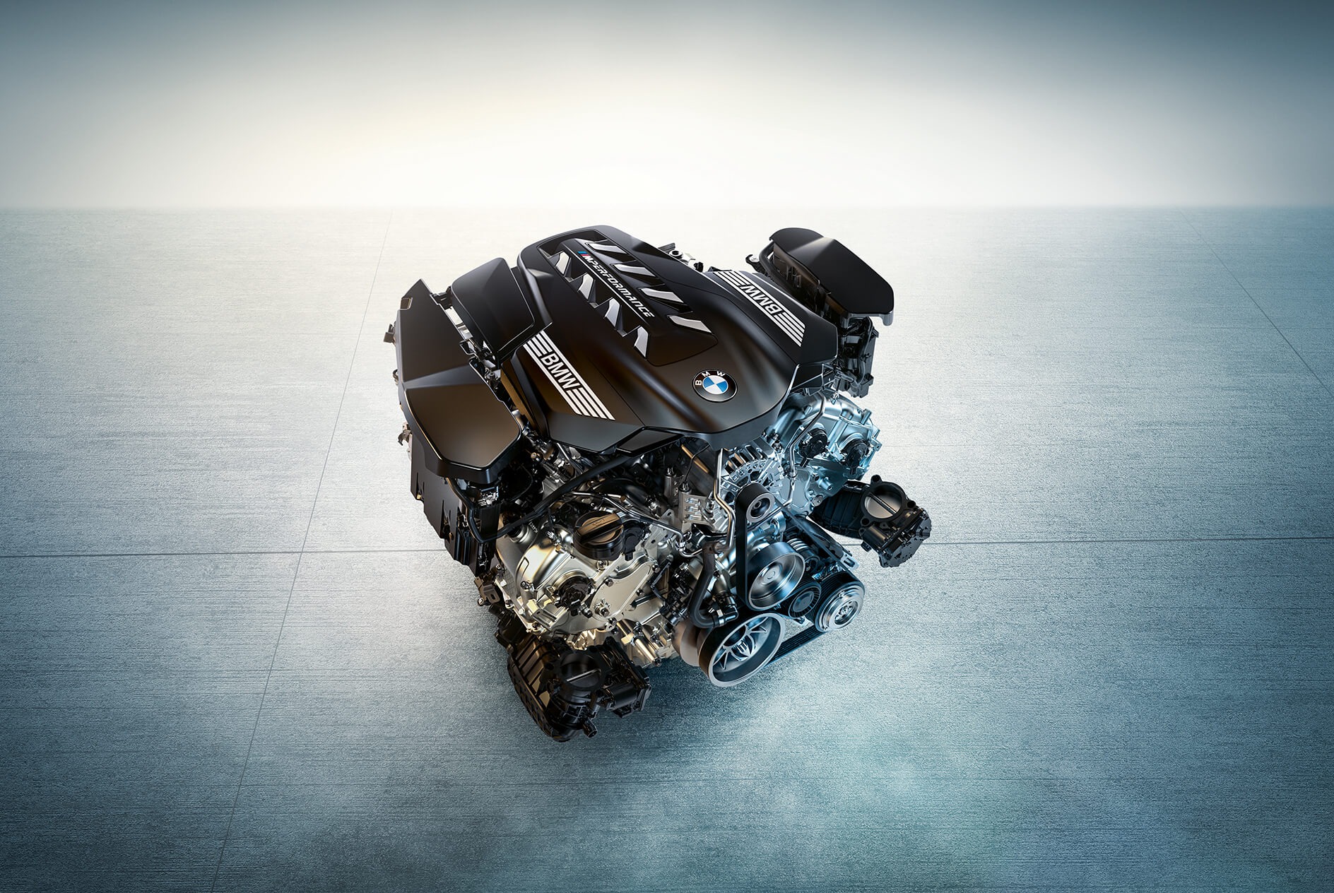 Moteur M TwinPower Turbo V8.